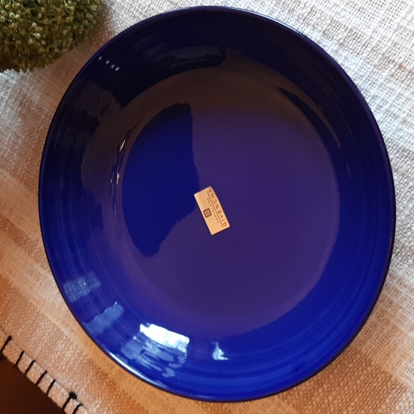 *SOLD* 20th Century Givenchy Paris Porcelain Cobalt Blue Enamel plate bowl - Picture 10 of 11